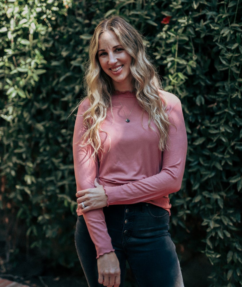 MADELINE TOP- DUSTY ROSE